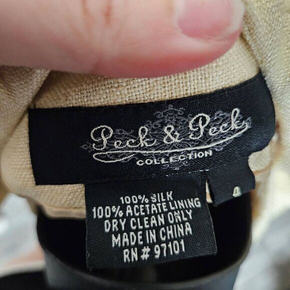 Peck & Peck Vintage Silk Blazer - Picture 6 of 6